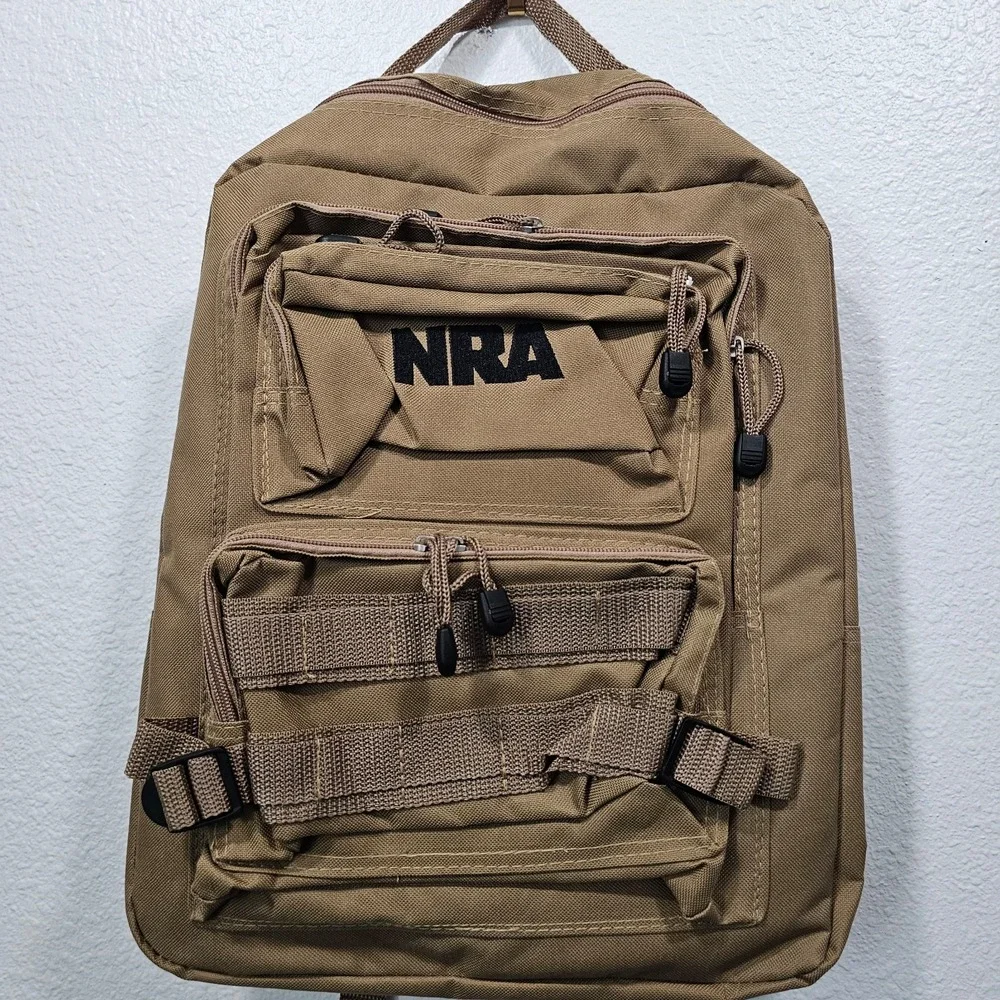 NRA Brown Backpack‎